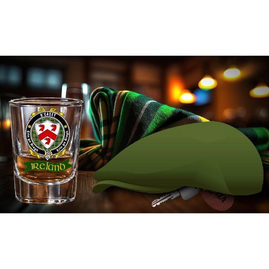 オケーシー/ケイシーアイリッシュショットパーソナライズされたグラス ショットグラス