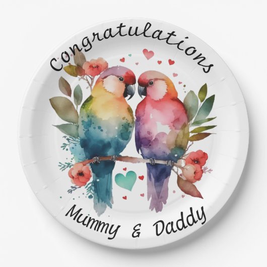 オケージョン プレート - 恋人たちの愛 (正面)