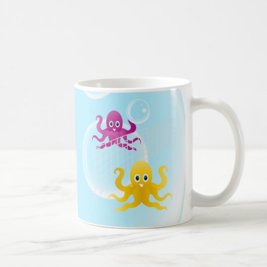 オコおもしろいピ遊ー コーヒーマグカップ (右)