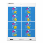 オコおもしろいピ遊ー ラベル (フルシート)