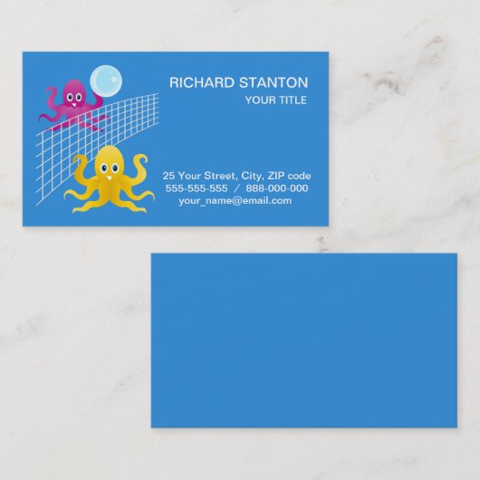 オコおもしろいピ遊ー 名刺 (正面/裏面)