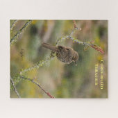 オコティリョに浮かぶ曲線状のハシガチョウ ジグソーパズル (横)