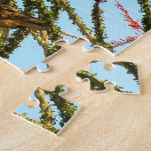 オコティロブッシュの未熟な赤尾のタカ ジグソーパズル (側面)