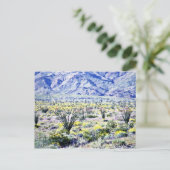 オコティロ&デザートフラワーズイン開花 ポストカード (スタンド正面)