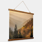 オコナルフティバレーオーバービュー |ノースカロライナ 吊り下げ型タペストリー (傾斜あり)