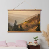 オコナルフティバレーオーバービュー |ノースカロライナ 吊り下げ型タペストリー (寝室)