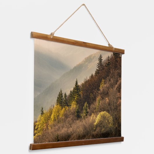 オコナルフティバレーオーバービュー |ノースカロライナ 吊り下げ型タペストリー (傾斜あり)