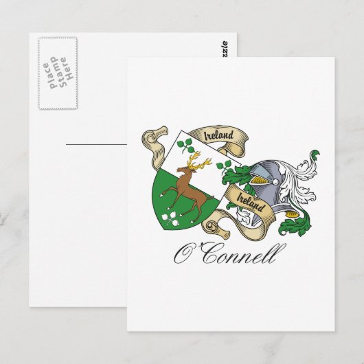 オコネル家紋 ポストカード (正面/裏面)