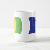 オゴニの人々の旗マグカップ コーヒーマグカップ (中央)