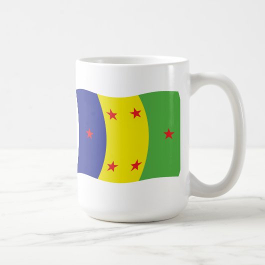 オゴニの人々の旗マグカップ コーヒーマグカップ (右)