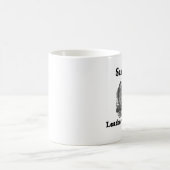オサガメを救って下さい コーヒーマグカップ (中央)
