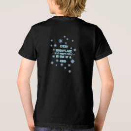 オサムウィンター ユニークな雪の結晶のキリン トライブレンドTシャツ