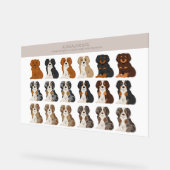 オサリエ犬 ミックス アクリルサイン (傾斜)