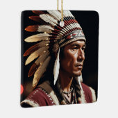 オサージインディアンオーナメント セラミックオーナメント (右)