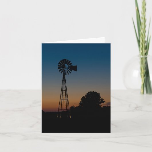 オザクルサンセットウィンドミル カード (正面)
