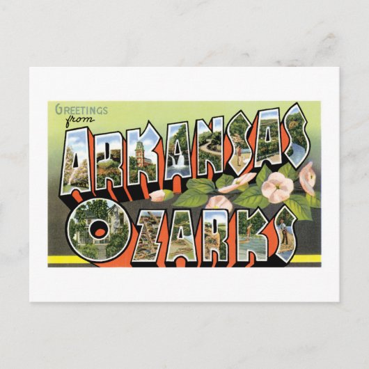 オザークからの挨拶！ ポストカード (正面)