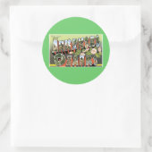 オザークからの挨拶! ラウンドシール (バッグ)