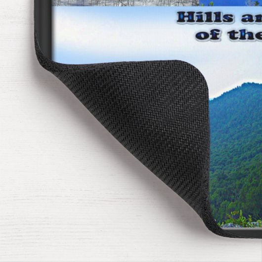 オザークの丘と川 マウスパッド (コーナー)