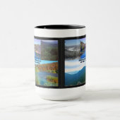 オザークの丘と川 マグカップ (中央)