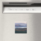 オザークの霧の谷と秋の葉 マグネット (インサイチュ (食洗機))