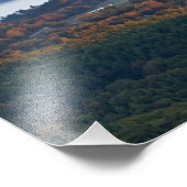 オザークの霧深い谷と紅葉 フォトプリント            (角)