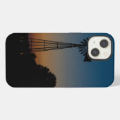 オザークサンセット風車 iPhoneケース (裏面横)