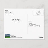 オザークスの曇り空の農場の夕日 ポストカード (裏面)