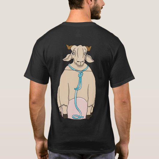 オザークファンアートベンゴートクッキージャーアーンTシャツ Tシャツ (裏面)