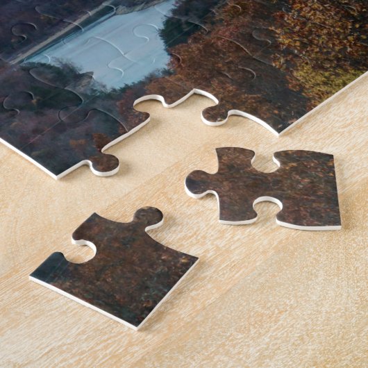 オザークマウンテンズオータムサンセットジグソーパズル ジグソーパズル (側面)