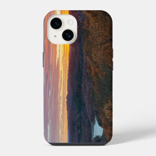 オザーク山地オータムサンセット iPhoneケース (裏面)