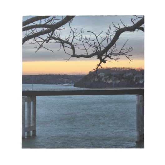 オザーク湖のメモ帳 ノートパッド (正面)