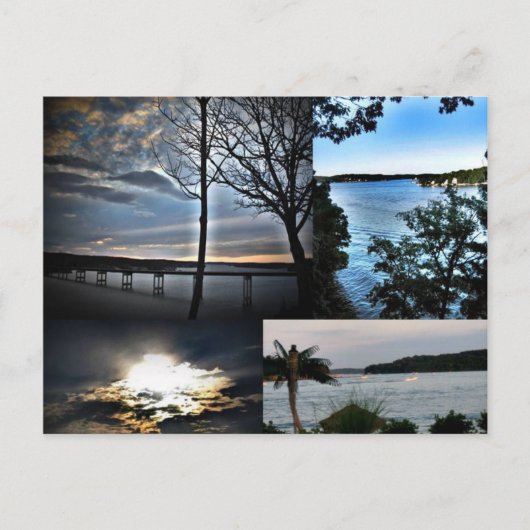 オザーク湖はがき ポストカード (正面)