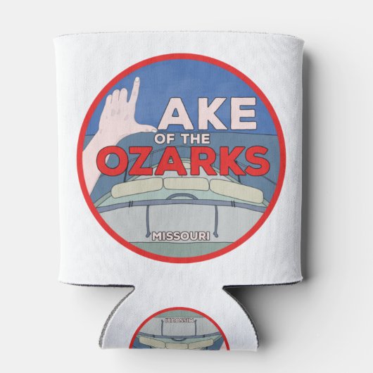 オザーク湖 缶クーラー (裏面)