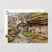 オザーク滝アンダーブリッジポストカード ポストカード (正面/裏面)