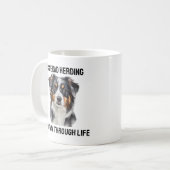 オシおもしろいーパパハーディングマグ コーヒーマグカップ (正面左)