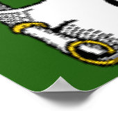 オシアコートオブアームズ国旗のプリント ポスター (角)