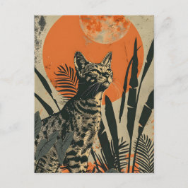 オシカットヴィンテージアート ポストカード