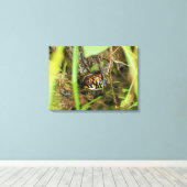 オシガメとタマガモ キャンバスプリント (インサイチュ (ウッドフロア))