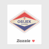 オシジッククロアチアヴィンテージ シール (シート)