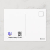 オシドリのハッピーバースデー ポストカード (裏面)