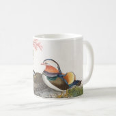 オシドリの中国のな絵画 コーヒーマグカップ (正面右)