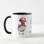 オシドリ 鳥好き マグカップ (左)