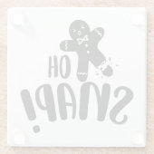 オシャッとジンジャーブレッド ガラスコースター (裏面)