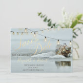 オシャレなビーチのシェルイルミネーション Save The Date セーブザデート (スタンド正面)