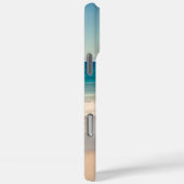 オシャレなビーチフォト ブルー Case-Mate iPhoneケース (裏面 / 右)