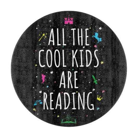 オシャレな子たちはみんなIを読んでいる カッティングボード (正面)