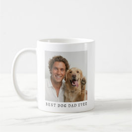 オシャレな愛犬家のカスタムフォトギフト コーヒーマグカップ