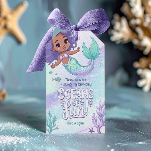 オシャレな感謝祭 マーメイド感謝祭V2 ID1142 ギフトタグ