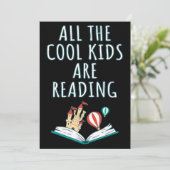 「オシャレな本好きのための読書Ⅱ招待状」 招待状 (スタンド正面)