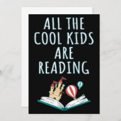 「オシャレな本好きのための読書Ⅱ招待状」 招待状 (正面/裏面)